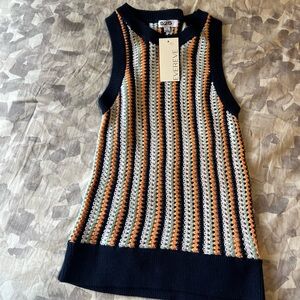 Brand new 525 sweater tank - multicolored